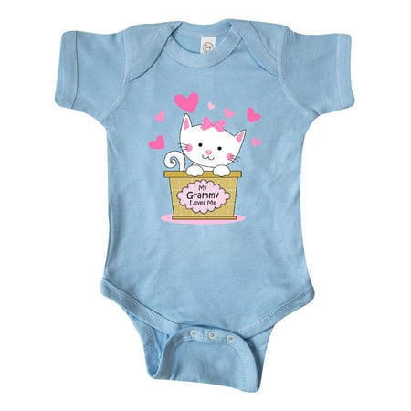 

Inktastic Kitty Grammy Loves Me Gift Baby Girl Bodysuit