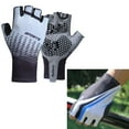 thumbnail image 4 of Guantes de ciclismo de verano de medio dedo, accesorios deportivos para motocicleta, resistentes a los golpes y ligeros Gris XL, 4 of 8