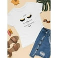 thumbnail image 3 of Lashes Long Standards High T-Shirt Women -Image by Shutterstock, Female 5X-Large, 3 of 4