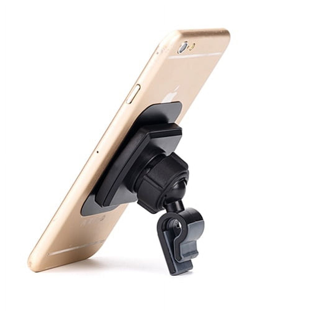 Magnetic Mount Holder w Retractable Car Charger K6X for Blackberry KEYone, Key2 LE - BLU G9, Vivo XI Plus 5 - CAT S61 S48c - Coolpad Legacy - Essential Phone (PH-1) - Google Pixel XL 3a XL 3