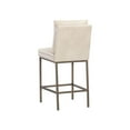 thumbnail image 5 of Home Square Paige 26" Modern Counter Stool in Cream/Antique Brass - Set of 2, 5 of 8