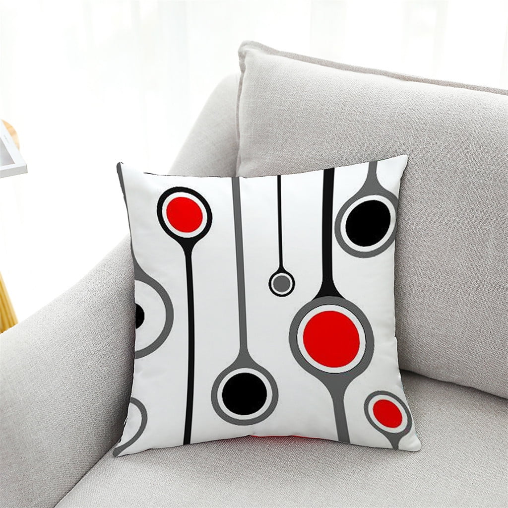 Creative Geometric Polyester Pillow Case Waist Cover Home Decor Throw Cushion 