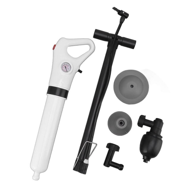 Déboucheur de toilettes pneumatique, dragueur manuel, outil de dragage pour salle de bain, plomberie, lavabo