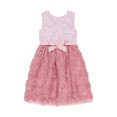 thumbnail image 2 of Kensie Girl Sequin Rosette Dress, Sizes 4-16, 2 of 5