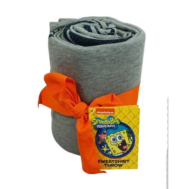 Spongebob Squarepants Most Valuable Sponge 50x60 Sweatshirt Poly Cotton Throw Blanket Walmart Com Walmart Com