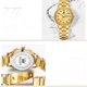 thumbnail image 4 of Reloj de mujer con calendario y correa de acero, elegante reloj para mujer, correa de acero inoxidable duradera, diseño elegante, 4 of 4