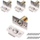 thumbnail image 1 of Door Ball Catch Hardware, 4 Pieces High Performance Copper Adjustable Ball Roller Shutter Door Lock with Stop Plate, Adjustable Cabinet Door - RIpj, 1 of 5