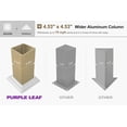 thumbnail image 5 of PURPLE LEAF Louvered Pergola 11' x 28' Outdoor Wood Texture Aluminum Pergola with 24 Bright LED String Lights, Adjustable Roof & Waterproof Hardtop Gazebo for Patio, Deck & Backyard Garden, 5 of 9