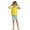 Yellow; One-Piece Swimsuits, variant on Kids Buoyancy Swimsuit Summer Cartoon Print Sleeveless One Piece Bathing Suit for Boys and Girls Beach Surfing Yellow 5 Years-6 Years