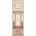 thumbnail image 2 of Jules-Edmond-Charles Lachaise 10x24 Black Ornate Framed Double Matted Museum Art Print Titled: Design for Wall Paneling and Ceiling in Pompeiian Style, the Deepdene, Dorking, Surre, 2 of 5