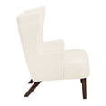 thumbnail image 6 of Contemporary Beige Wingback Chair for Bedroom | Enhances the Ambiance of Living Spaces | Plywood Frame and Attached Cushions | Solves the Issue of Hard - to - find Comfortable Chairs, 6 of 6