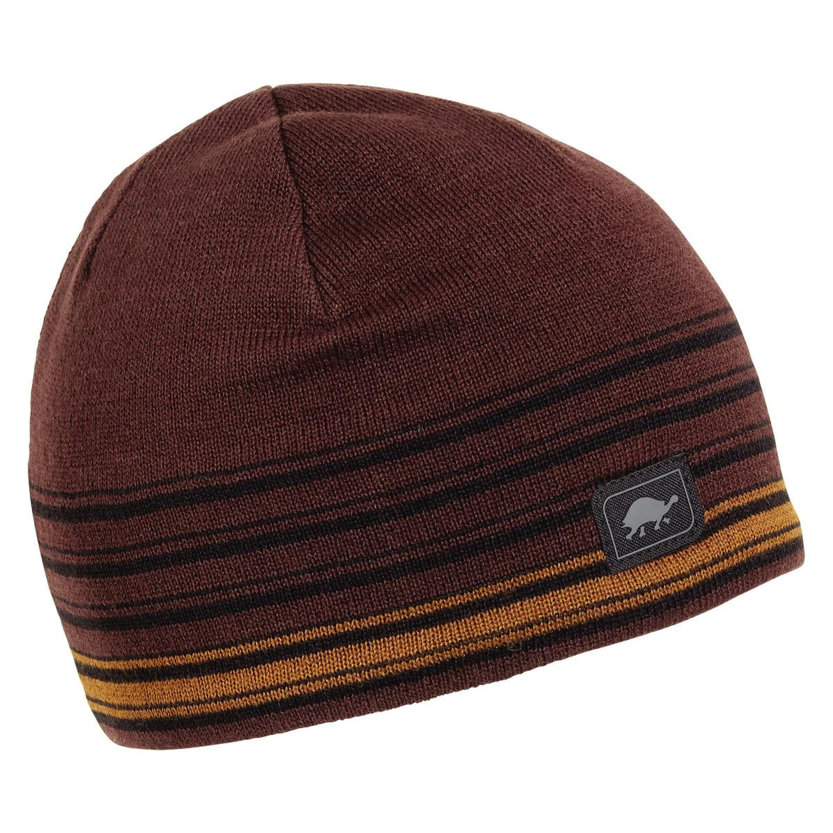 brown fleece beanie
