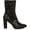 Black Glitter, variant on E-325-Fresca 3" Womens Midcalf Glitter ankle boot Red Glitter / 5