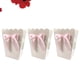 thumbnail image 3 of EeaseMX 12 cajas de palomitas de maíz blancas con lazo, para dulces, golosinas, decoración, cumpleaños, baby showers, bodas, recuerdos (lazo rosa), 3 of 8