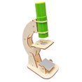 thumbnail image 2 of Childs Microscope 1 Set for Kids with Science Learning and Hand-Eye Coordination in Wood, 2 of 8