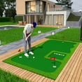 thumbnail image 3 of YUNIC 16 ft x 8 ft Golf Putting Green Mat, Premium Nylon Professional Practice Mat for Indoor & Outdoor Training, 3 of 9