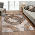 thumbnail image 4 of Luxe Weavers Abstract Multi 5x7 Circle Area Rug, Stain Resistant Geometric Carpet, 4 of 10