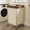 Beige, variant on BGTREND 160L Large Laundry Basket with Wheels, Double Laundry Hamper Rolling, Clothes Hamper Cart for Laundry, Bedroom, Bathroom and Dorm, Gray
