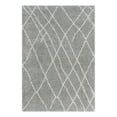 thumbnail image 2 of Unique Loom Soft Touch Shag Collection Area Rug - Dora (6' 1" x 9' Rectangle Cloud Gray/Ivory), 2 of 6