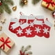 thumbnail image 2 of 24 mini calcetines navideños con forma de copo de nieve, ideales para decorar dulces y aperitivos. Perfectos para fiestas., 2 of 8