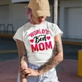 thumbnail image 2 of World's Best Mom, Mother's Day, Baby Blue T-Shirt, Medium, 2 of 5
