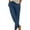 Blue, variant on HNMKIU Trendy Women's Casual Elastic Waist Pants with Pockets for Effortless Style and Comfort
