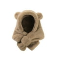thumbnail image 2 of Hwmodou Toddler Winter Hat Baby Soft Warm Knitted Soild Boys Girls Scarf Hat Kids Beanie, 2 of 7