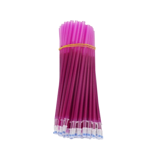 100Pcs 0.5mm Replacement Ink Erasable Pen Refills Fine Point Accessories , Erase