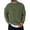 Army Green, variant on Men's Crew Neck Ribbed Knit Sweater Long Sleeve Casual Pullover Solid Color Top