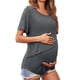 thumbnail image 1 of Camisetas de maternidad Salvador Tops de lactancia Gris oscuro S, 1 of 10