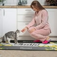 thumbnail image 5 of 2 Piece Lemon Kitchen Decor Rug Set, Home Kitchen Sink Rugs and Mats Non Skid Washable Absorbent Microfiber Kitchen Floor Carpet 17" x 47"+17" x 30", 5 of 6
