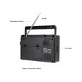 thumbnail image 4 of Retekess TR629 MW/FM/SW DSP Radio Handheld Digital Radio Receiver TF Card U Disk MP3 Player LCD Display Screen 3.5mm Headphone Jack, 4 of 8
