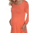 thumbnail image 4 of White Mark Women's Maternity Kayla Tunic Top, 4 of 4