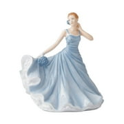 Royal Doulton Pretty Ladies Flower Of The Month October Hydrangea 6.7
