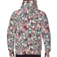 thumbnail image 7 of Daiia Daisies Flowers for Men's Fashion Hoodies & Sweatshirts with Kangaroo Pocket Hooded Sweatshirt Breathable & Moisture Wicking-Small, 7 of 7