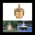 thumbnail image 3 of 2X Fountain Nozzle Heads,Brass Column Multi Direction Jet Pond Fountain Water Spray Sprinkler Head Garden(3/4 Inch), 3 of 4