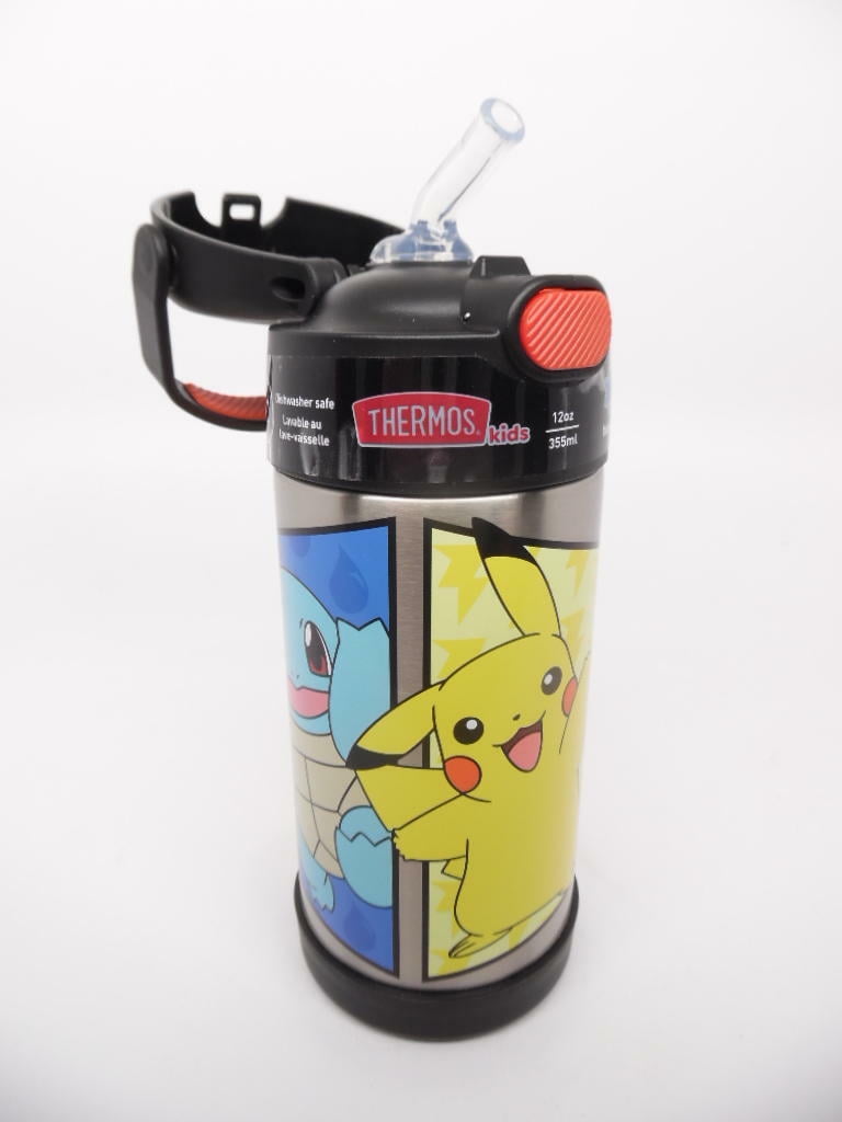 Pokemon Kids Thermos Funtainer 10 Oz Stainless Steel Vacuum Insulated  Pikachu