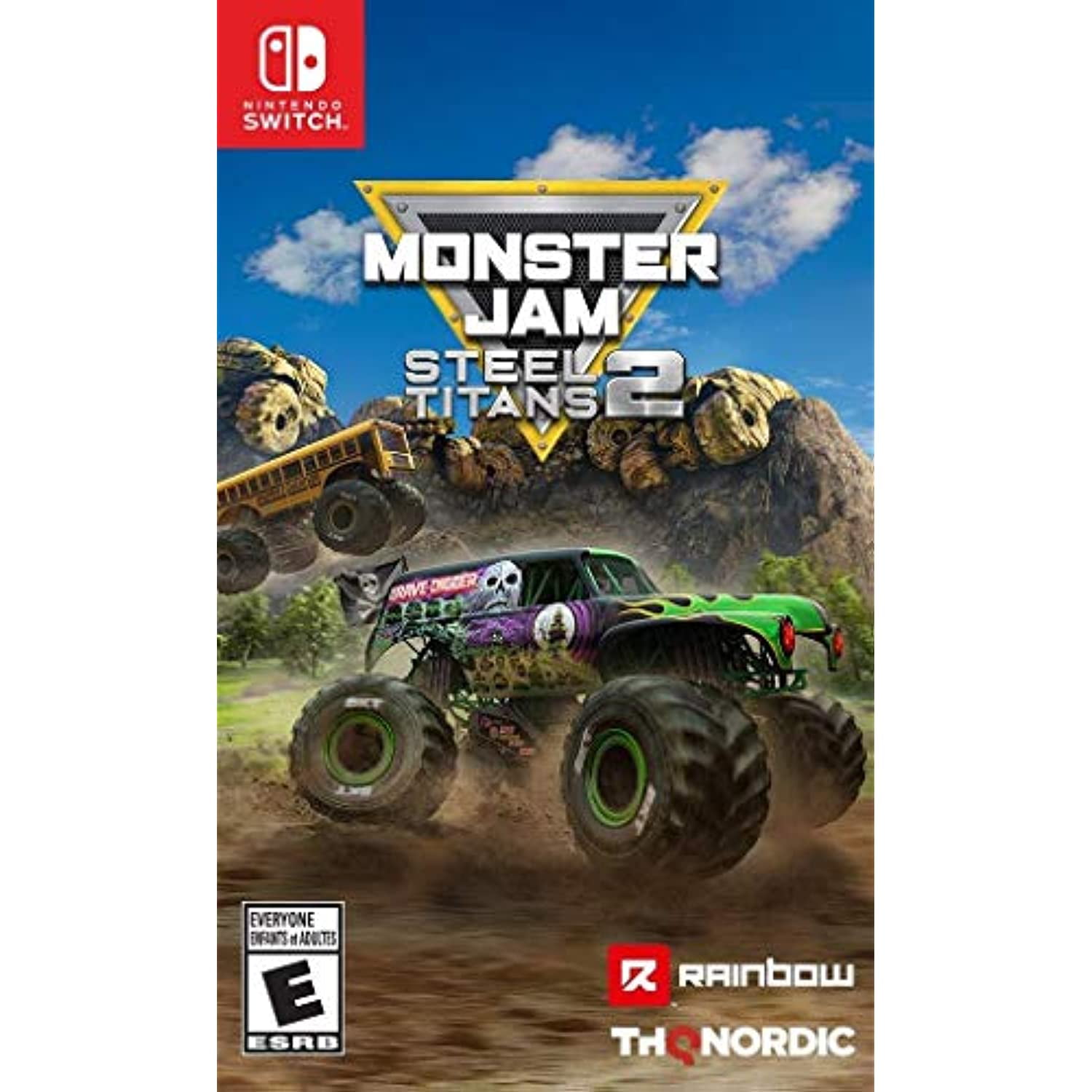 Monster Jam Steel Titans 2, THQ-Nordic, Nordic Games, Nintendo Switch, 811994022882