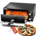 thumbnail image 1 of PYY Electric Pizza Oven Indoor Countertop Pizza Oven Commercial Pizza Maker Machine for Home with Timer Stainless Steel Pizza Cooker, 1 of 9