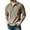 Khaki#35, variant on Yteetum Long Sleeve Shirts for Men Oversized Button Down Collar Classic Golf Shirt Mens Solid Single Pocket Soft Versatile Casual Polos T Shirt Top for Everyday Outing Office Looks Weekend Activities