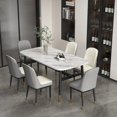 thumbnail image 4 of Rectangular Living Chairs Table Centerpiece High Small Space Saving Modern Table Center Kitchen Design Mesas De Jantar Furniture My Lux Decor Round, 4 of 9