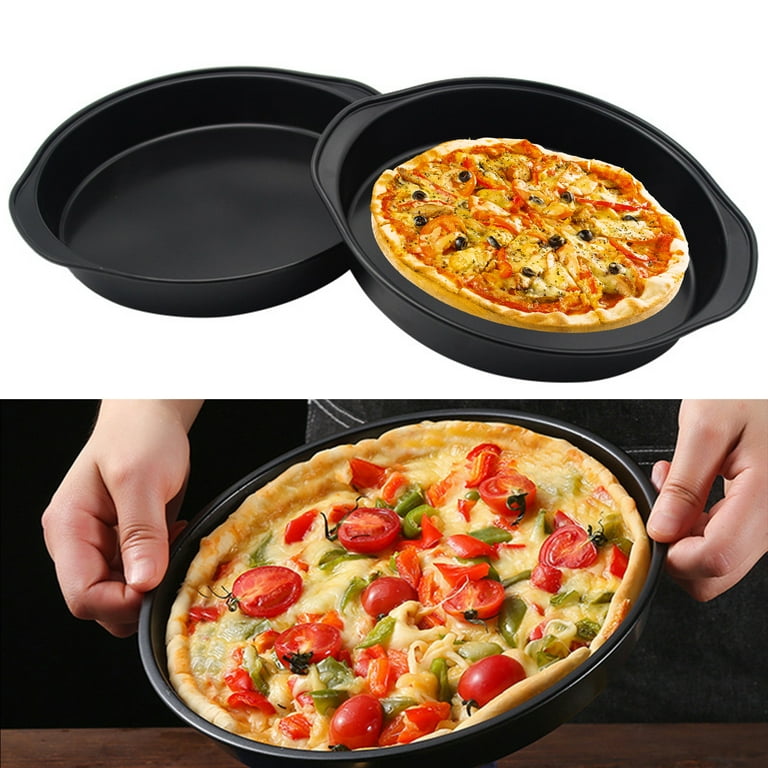 Sioweci Inches Pizza Pan Easy to Clean Non-stick Stainless Steel