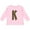 AD-Pink, variant on Leopard Print Letter K Boys or Girls Long Sleeve Toddler T-Shirt