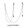 thumbnail image 3 of Women Men Lanyard Sunglass Holder Non-slip Glasses Chain Eyewear Glasses Retainer Strap Eyeglass Necklace 02, 3 of 8
