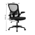 thumbnail image 4 of Silla de Oficina Hometrends Ergonómica Negro, 4 of 4