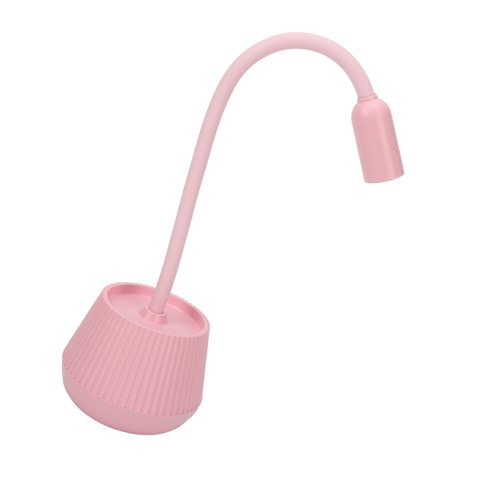 Gooseneck UV Nail Light Fast Drying 2 Gears Timing Gooseneck Manicure Table Lamp for Beauty Salon Pink