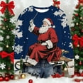 thumbnail image 4 of Hauts de Noël pour Femmes Col Rond Manches Longues Chemise de Noël pour Femmes Festival de Noël, 4 of 4
