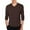 Coffee, variant on Men's Slim Fit Lightweight V Neck Long Sleeve T Shirt Casual Layering Top