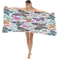 thumbnail image 2 of Yibo Colorful Butterfly Beach Towel Floral Bohemia Quick Dry Holiday Gym Swimming Pool, 2 of 8