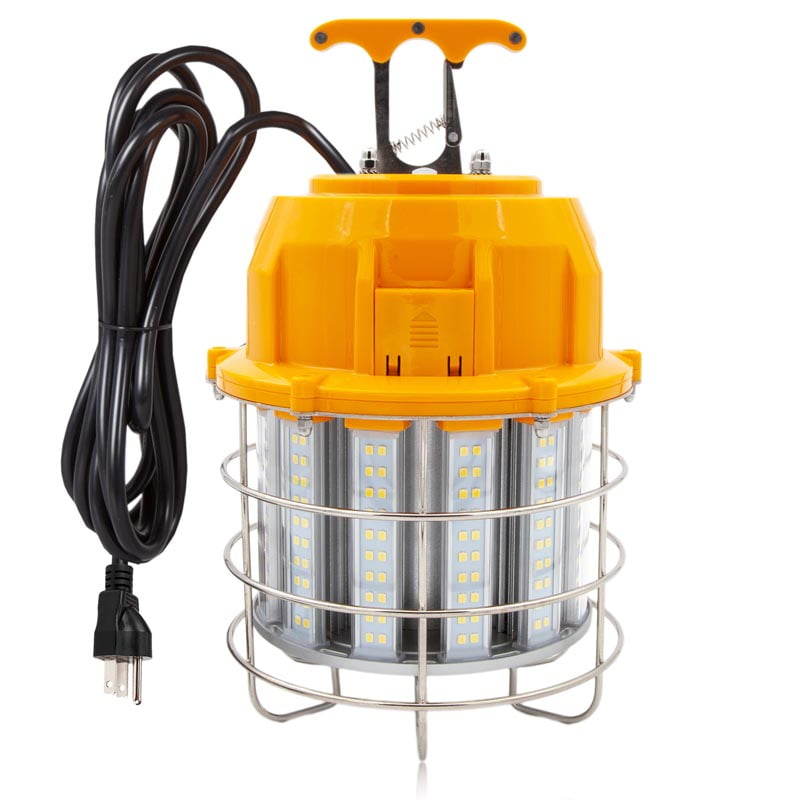 125W LED Temporary Work Light 5000K 18125Lm Outdoor Corded Portable Work Light 